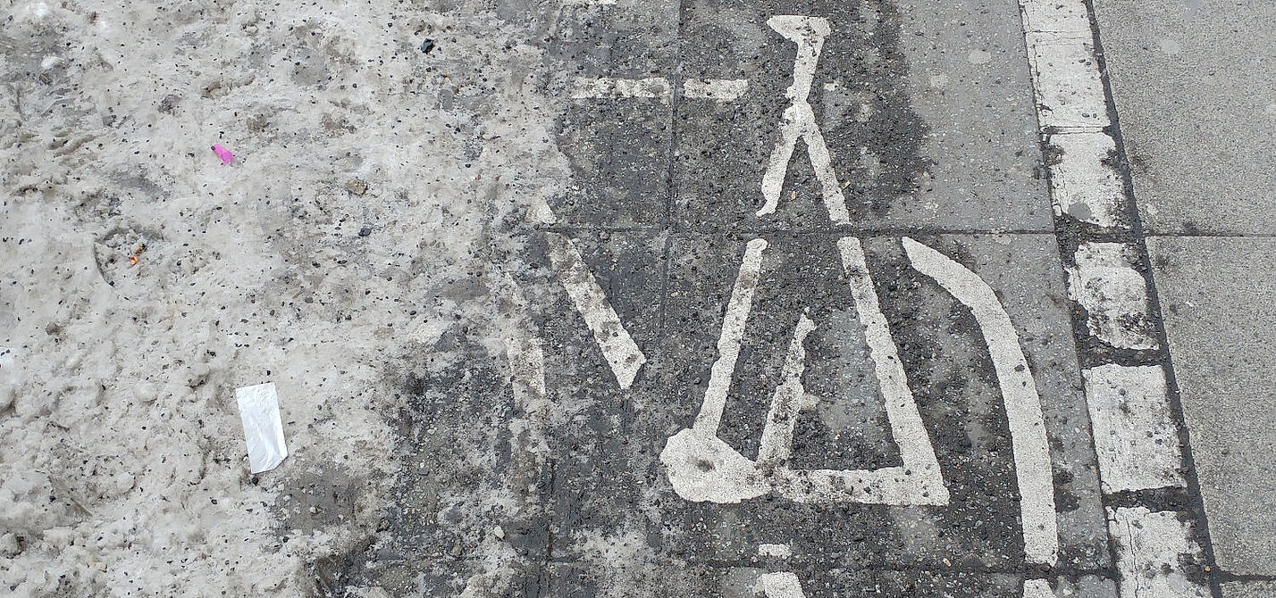 Wo ist der Radweg?