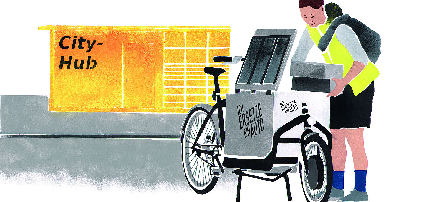 Wirtschafts- und Lieferverkehr wachsen: Setzt Berlin auf klimafreundlichen Transport, kann die Stadt den Verkehrsanstieg bewältigen.