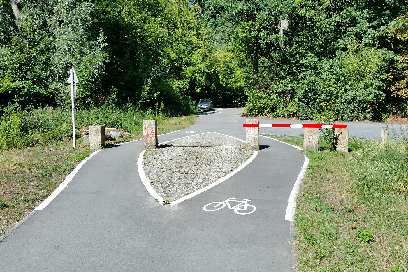 Modalfilter im Spandauer Forst.