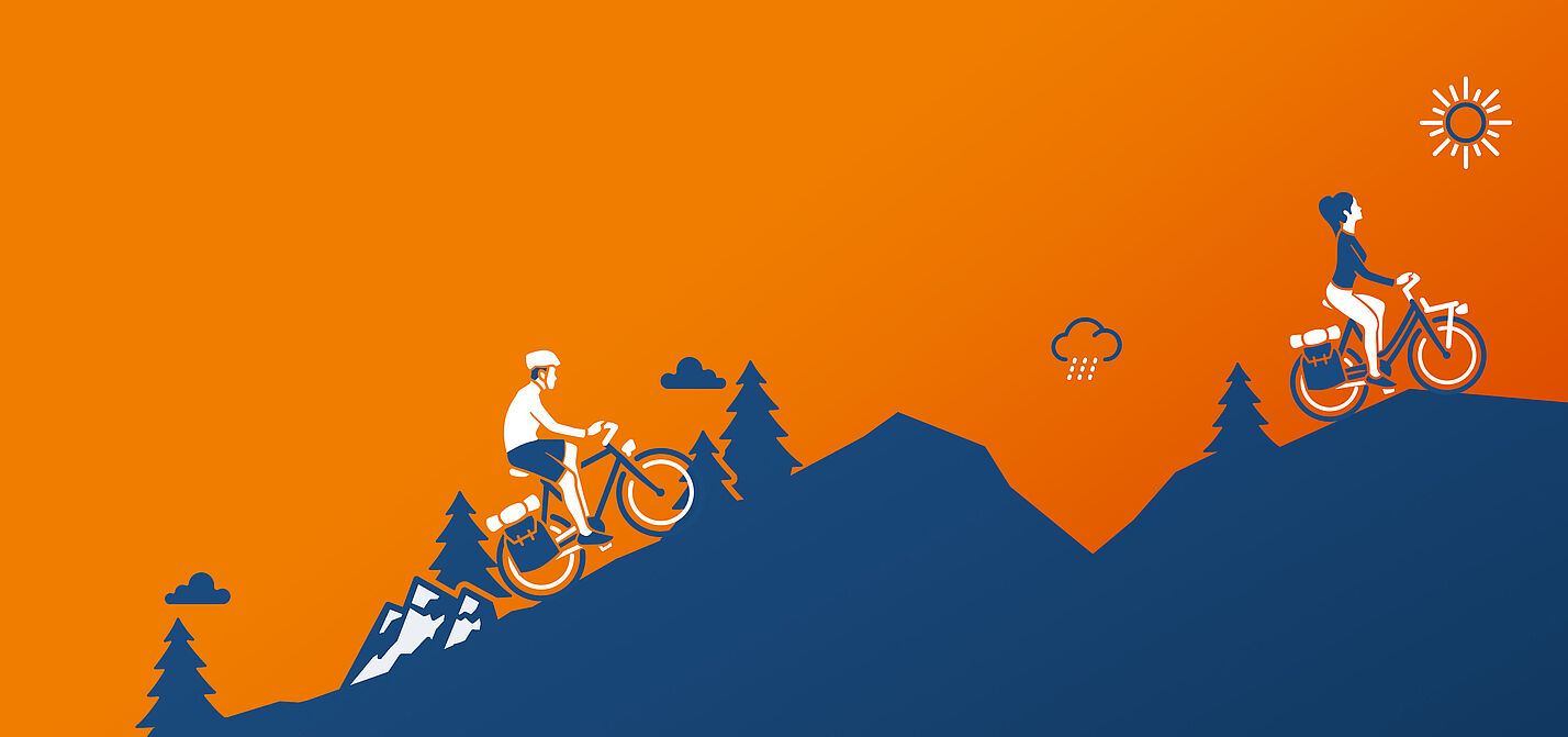 ADFC-Radreiseanalyse 2023: Keyvisual ADFC-Radreiseanalyse 2023: Keyvisual